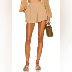 Revolve Indah Lilly High Waist Short in Mocha Sz M